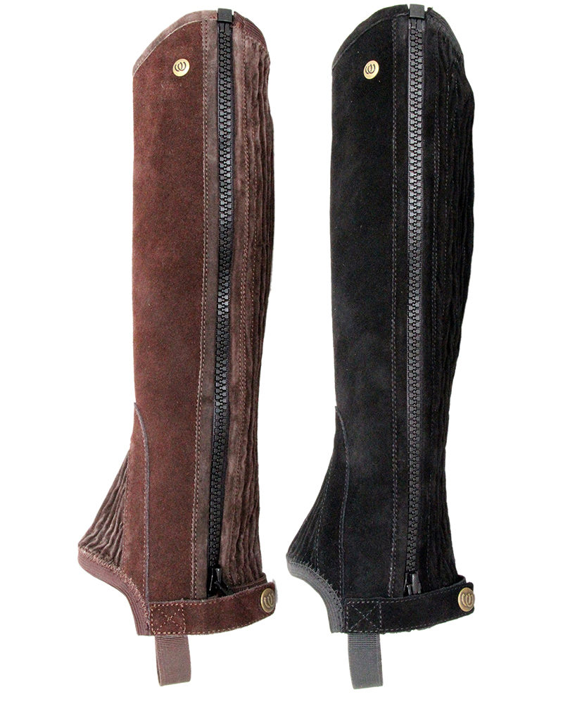 HW201 Universal Half Chaps (suede)