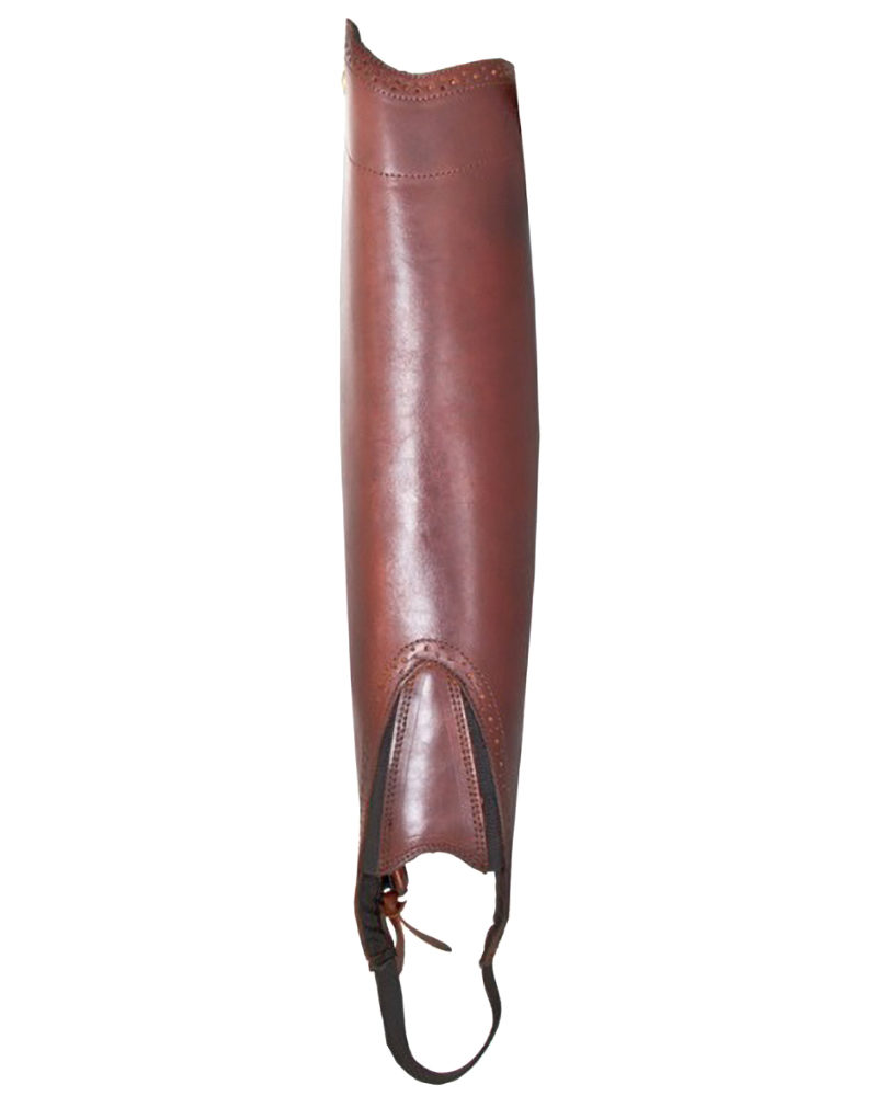 HW202 Premium Half Chaps - Chocolate